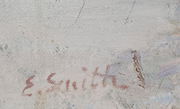 ERNST SMITH, olja på duk, signerad.