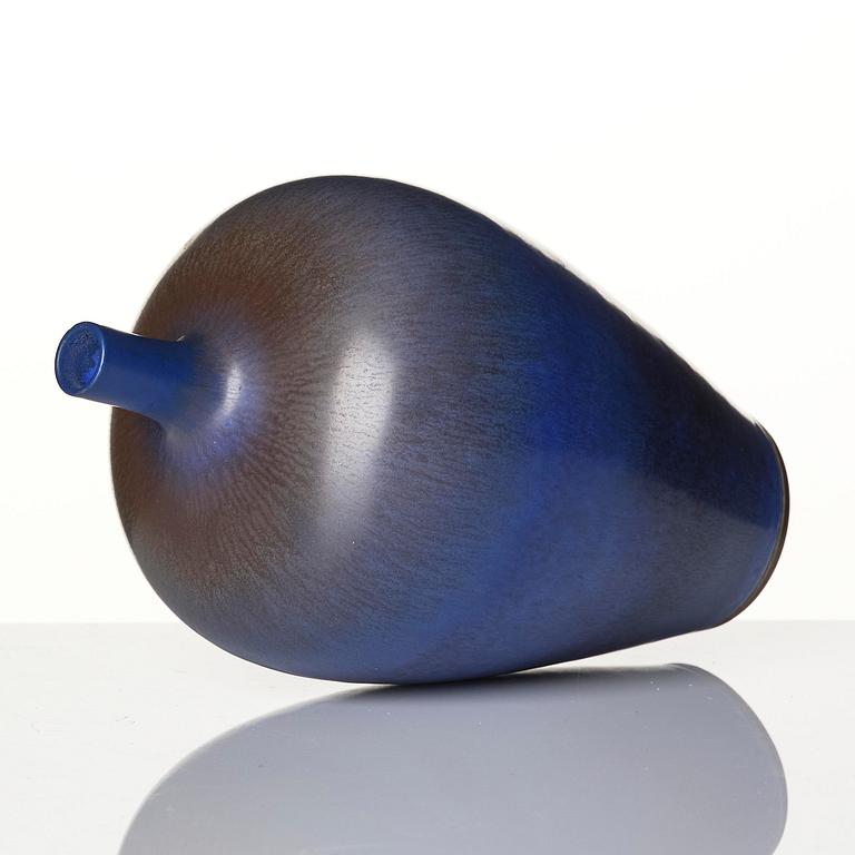 Berndt Friberg, vaser, 3 st, stengods, Gustavsbergs Studio 1956-64.