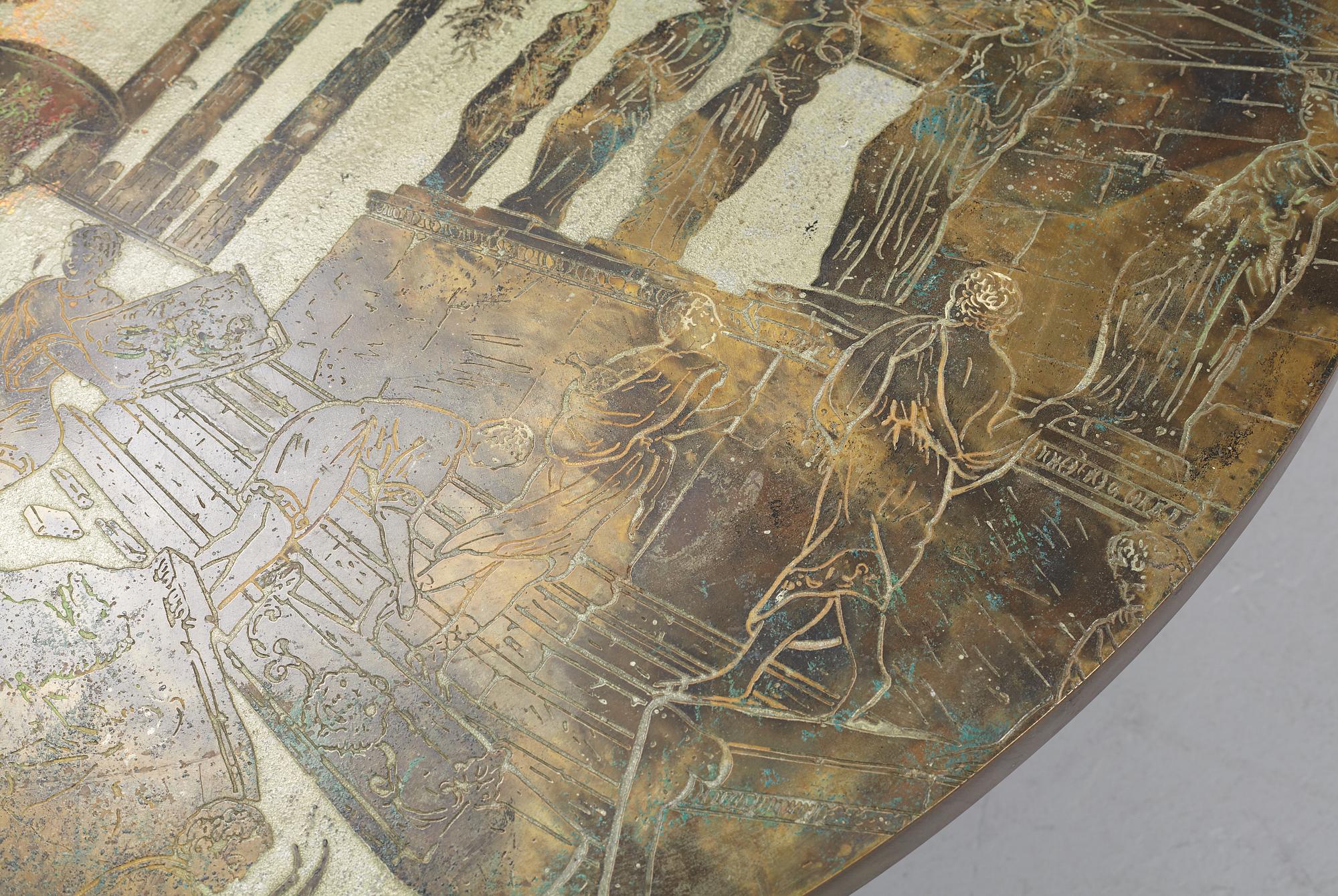 Philip & Kelvin LaVerne, an "Odyssey" coffee table, USA 1960s-70s.