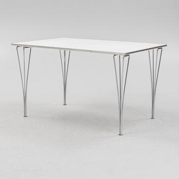 Bruno Mathsson, a dining table for Fritz Hansen Denmark, dated 1988.