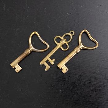 A pair of late Gustavian style tables, mid-20th century.