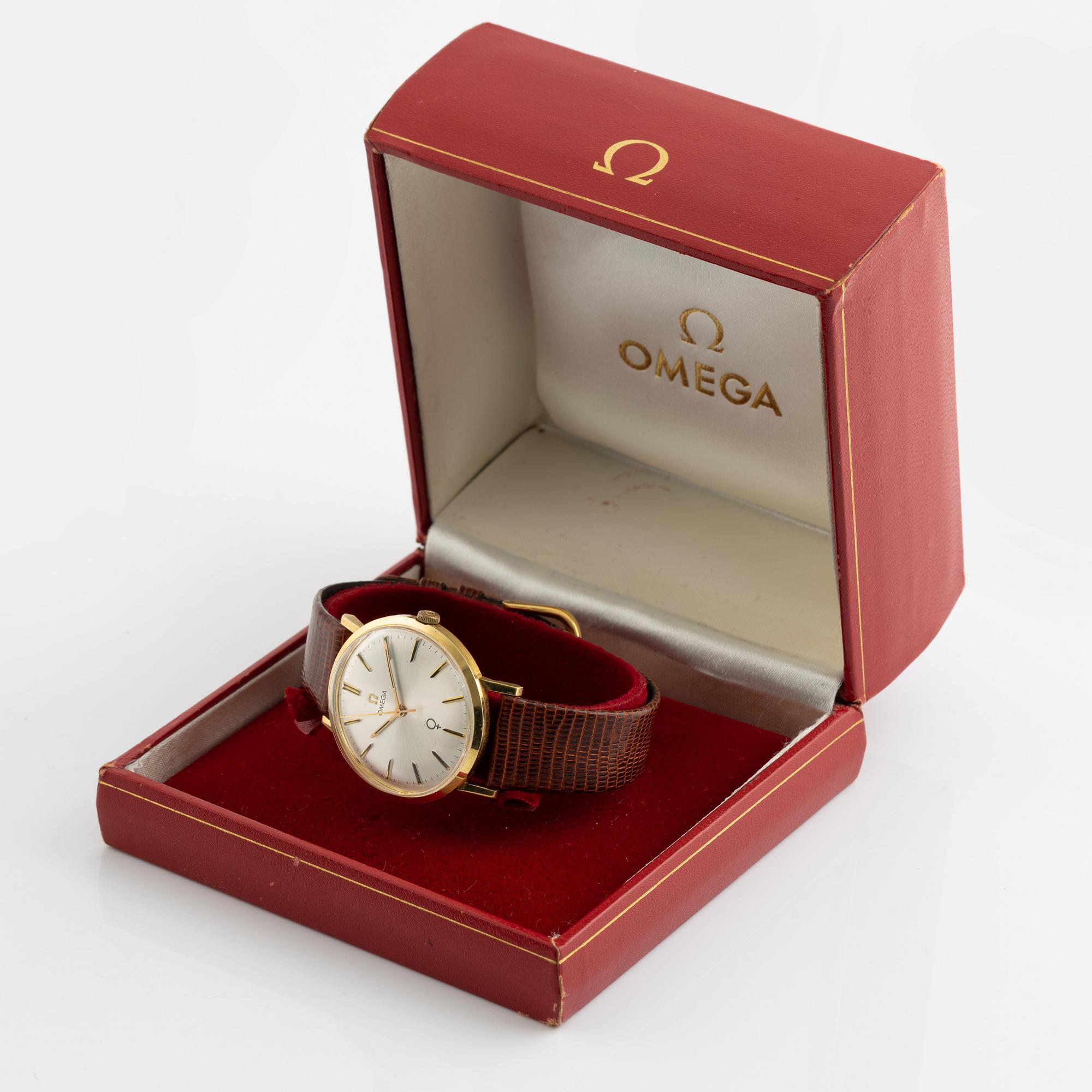 Omega, wristwatch, 34 mm.