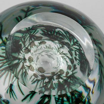 Edward Hald, a signed glass vase, Orrefors.