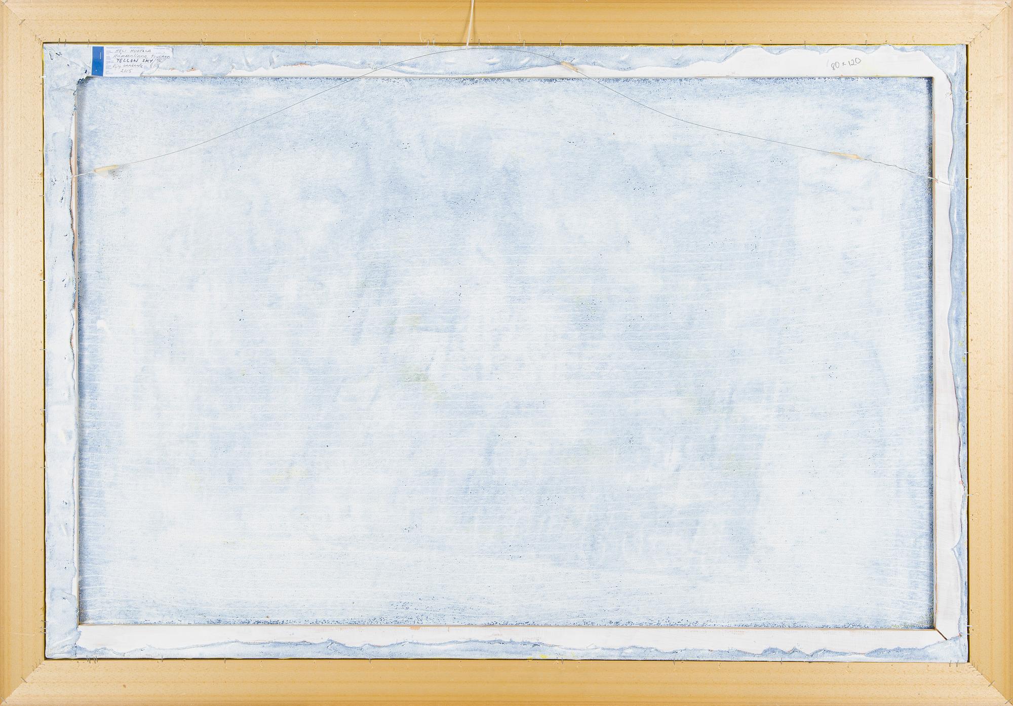 Heli Huotala, "Yellow sky" (Gul himmel).