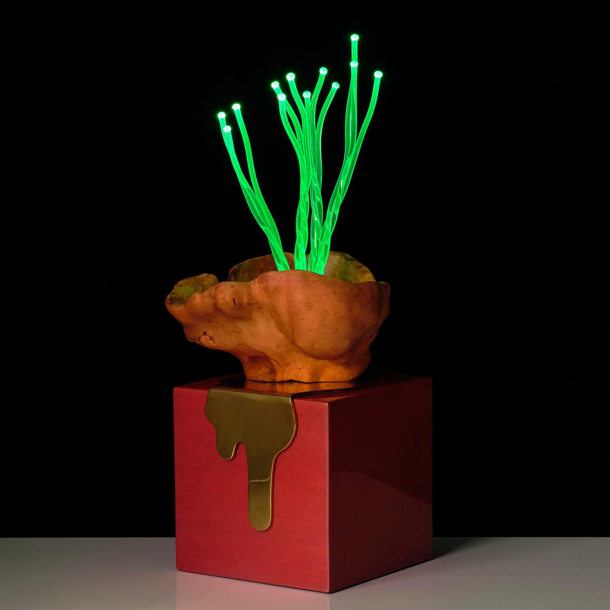Aia Jüdes, a unique "Vril" lamp/light object, 2020.