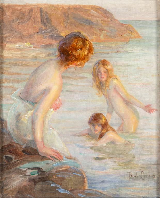 PAUL EMILE CHABAS, olja på duk, signerad.