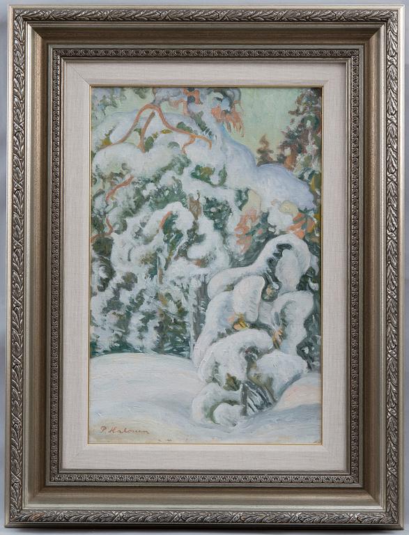 Pekka Halonen, WINTER LANDSCAPE.