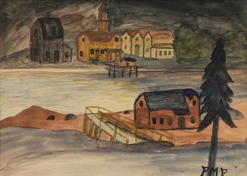 Primus Mortimer Pettersson, Warehouse by the canal.