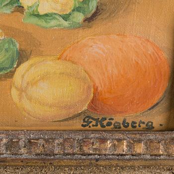 FRITZ HÖGBERG, olja på duk, signerad.