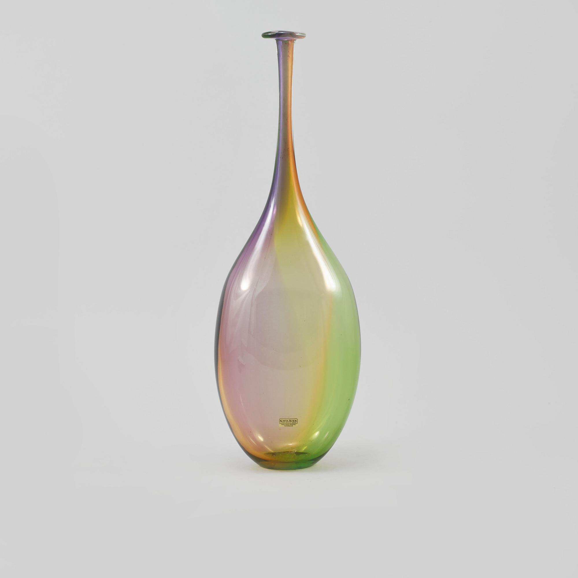 VAS, glas, Kjell Engman, Kosta Boda, signerad.