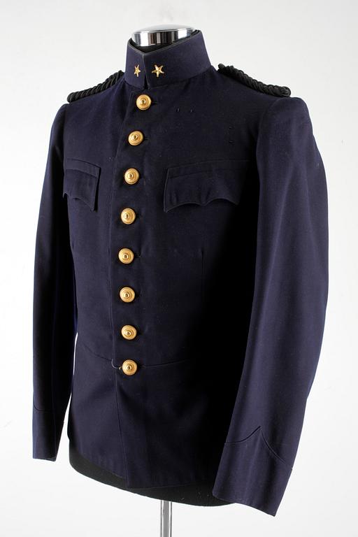 UNIFORM, 4 delar, modell ä, troligen fänrik, tidigt 1900-tal.