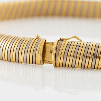 Collier med hänge, 18K guld med citrin och briljantslipade diamanter.