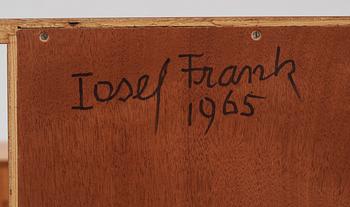 JOSEF FRANK, bokhylla, 3 sektioner, Firma Svenskt Tenn, 1965.