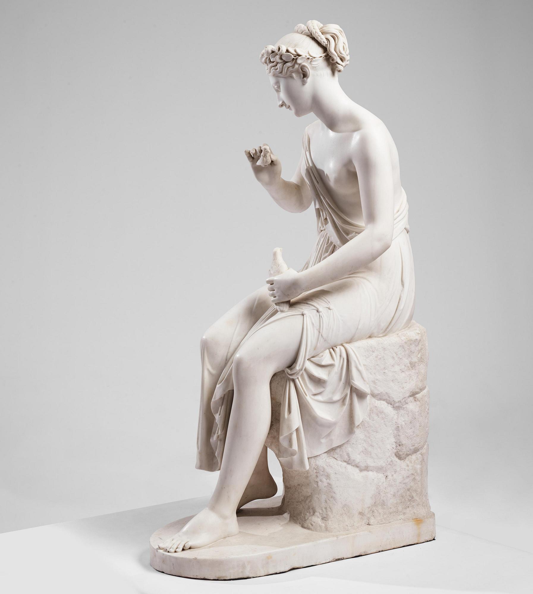 Rudolf (Ridolfo) Schadow, The Girl with Doves.