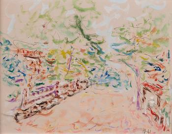 HELGE DAHLMAN, oil on panel, signed and dated -61.