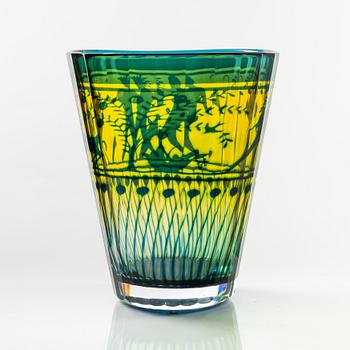 Gunnar Cyrén, vas, glas, graal, Orrefors, 1989.