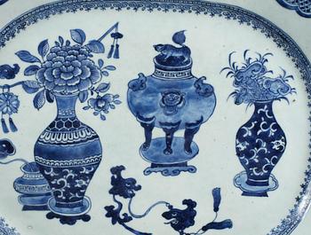 STEKFAT, porslin, Kina, 1700-tal.