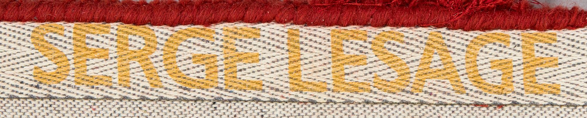 A french Serge Lesage rug.