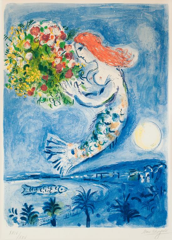 Marc Chagall, "La baie des anges".