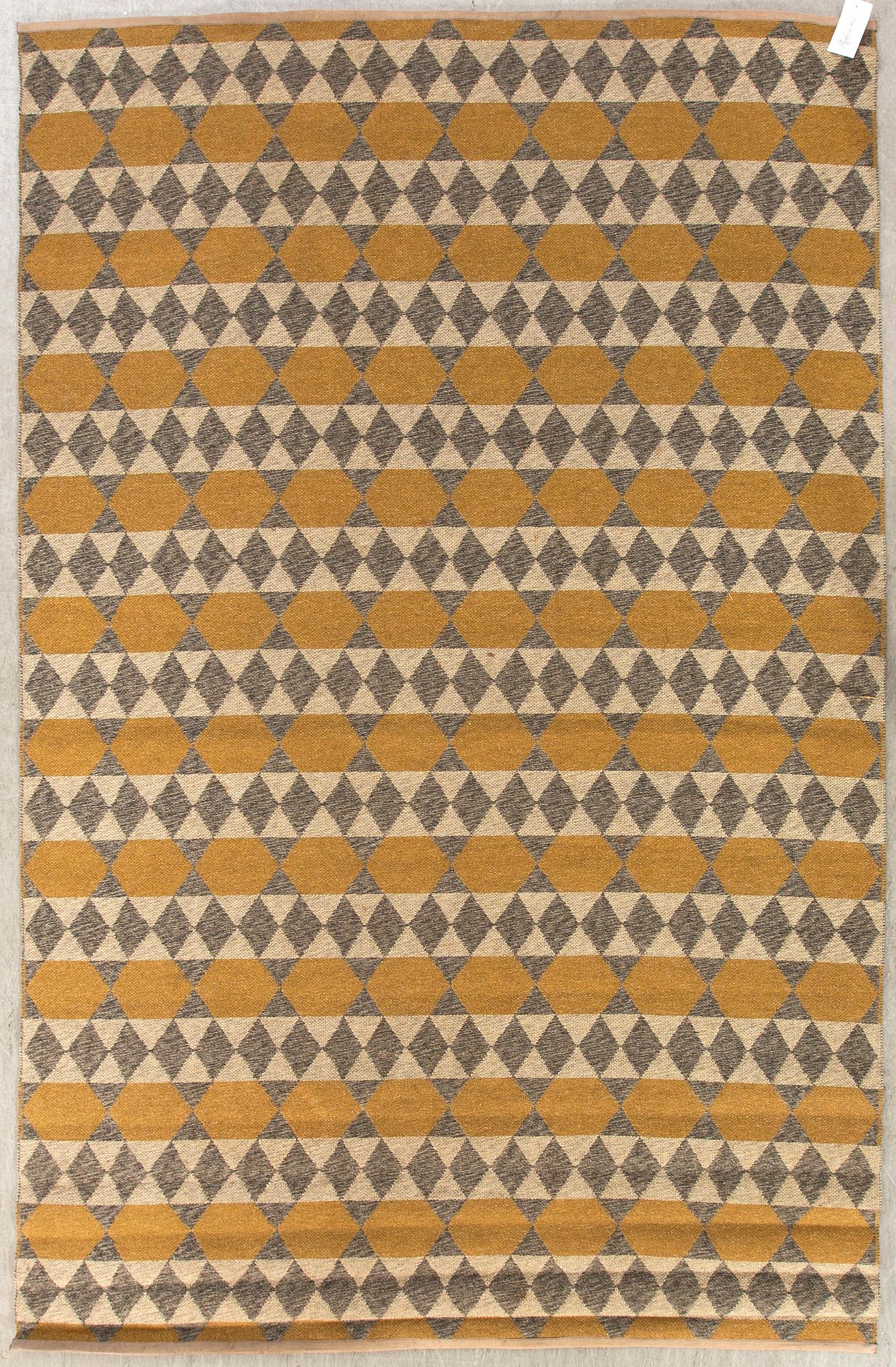 Matta, dubbelsidig, 1900-talets mitt. 237x160 cm.