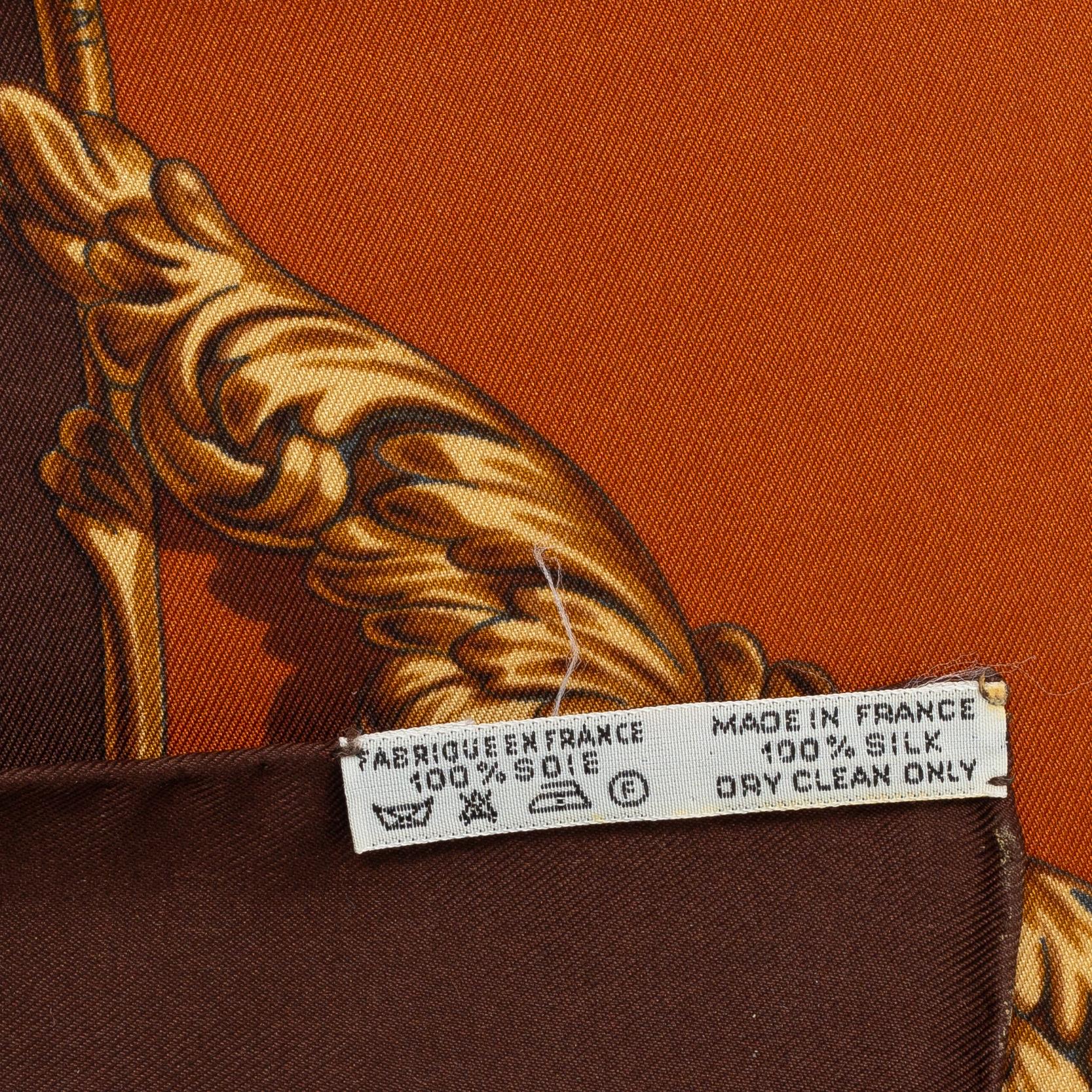 Hermès, scarf, "Carosses D'or".