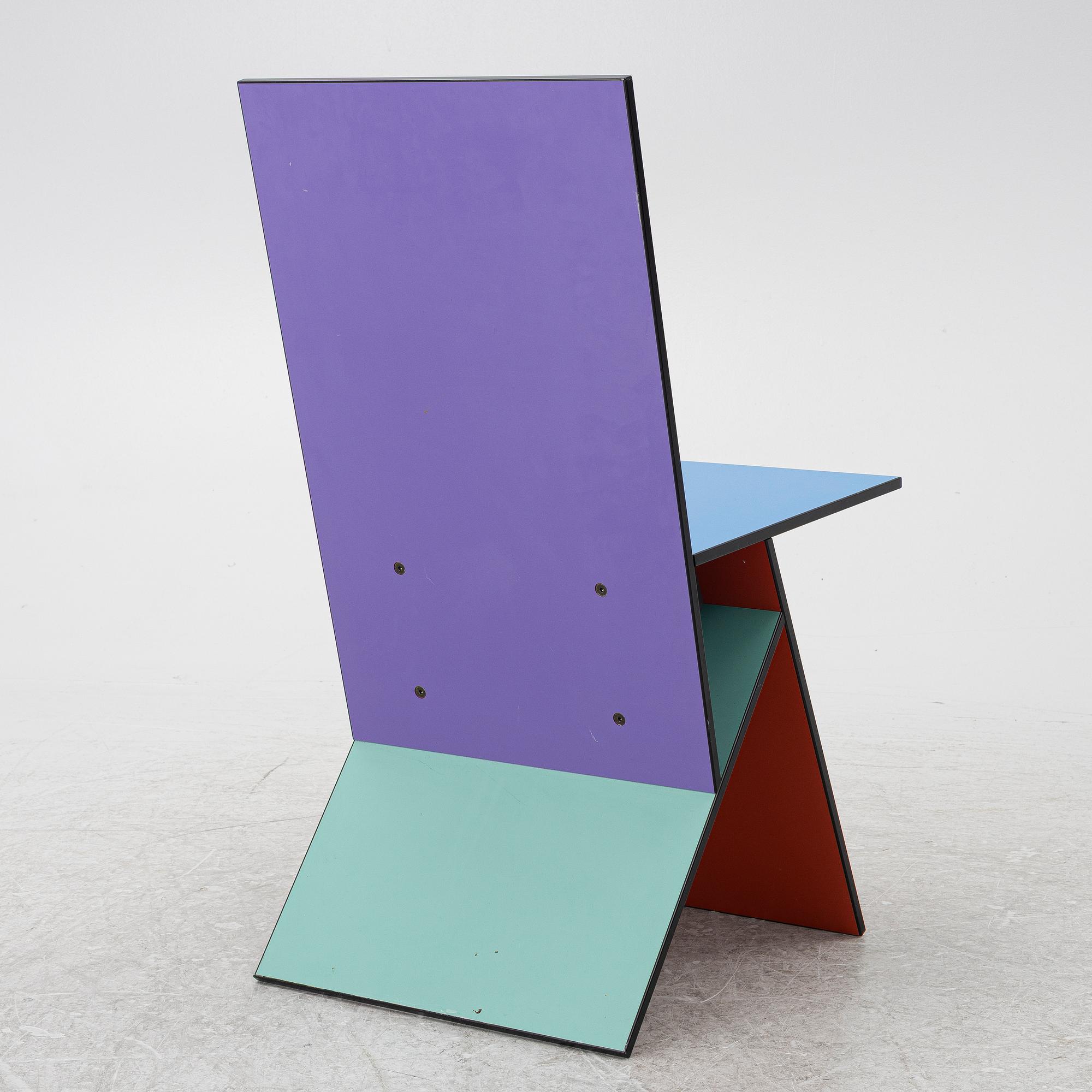 Verner Panton, A chair, "Vilbert", IKEA, 1990s.