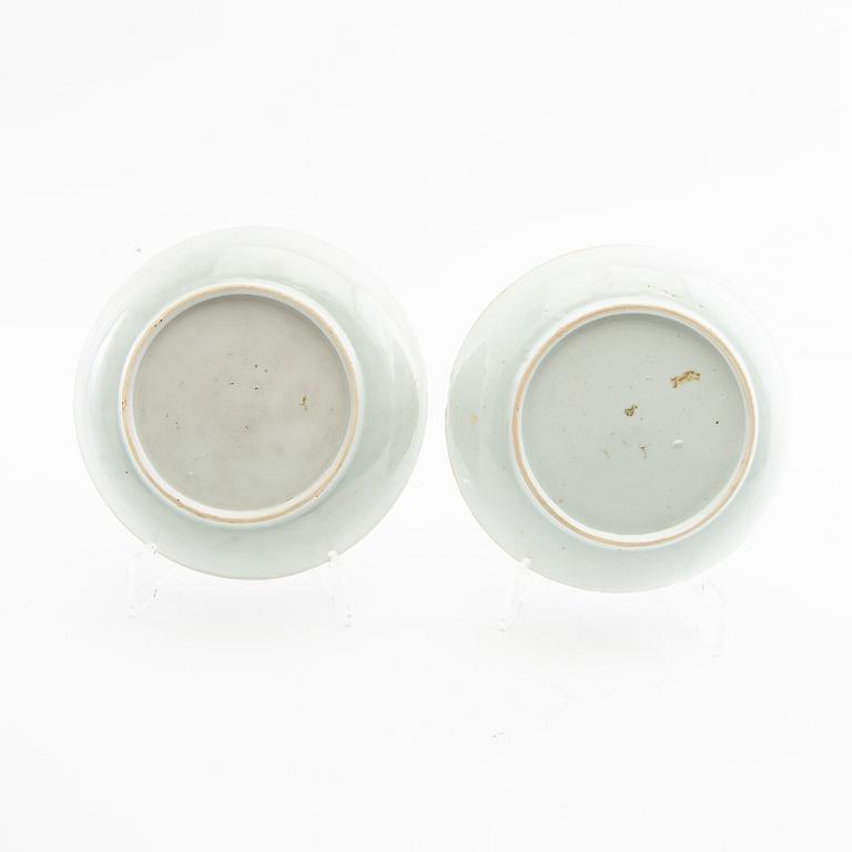 Fat 2 st Kina 1700-tal porslin.