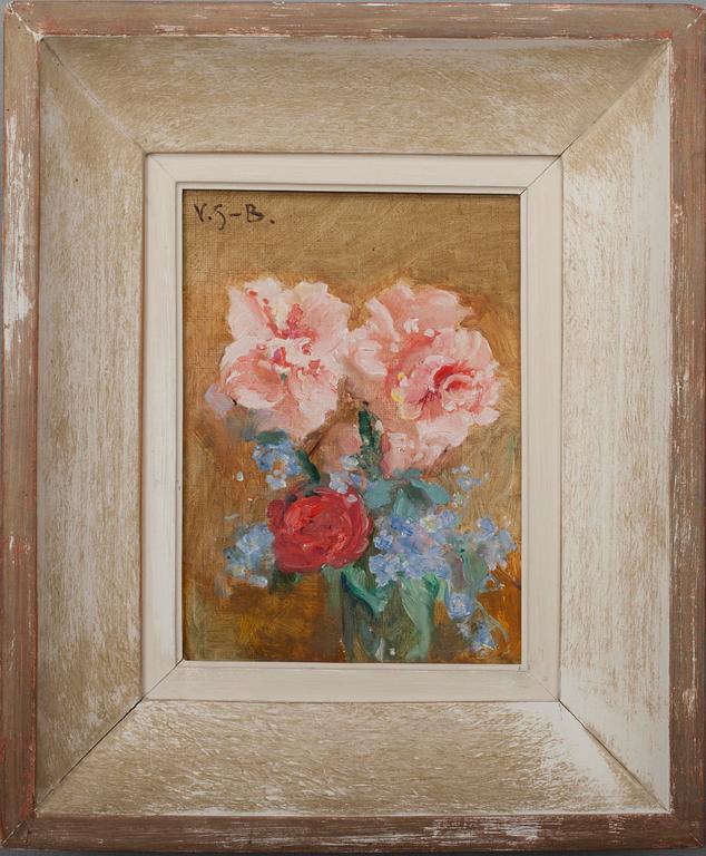 VENNY SOLDAN-BROFELDT (FINLAND), olja på skiva, sign.