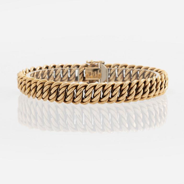 Armband, 9K guld,  Uno A Erre, Italien.