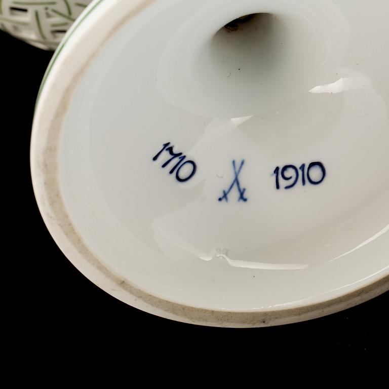 UPPSATSSKÅL, porslin,  Meissen, Jubileum 1710-1910.