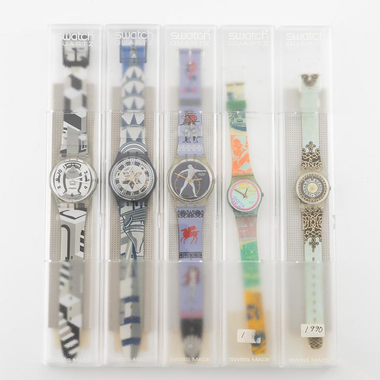 18 Swatch Watches, "No Reserve".