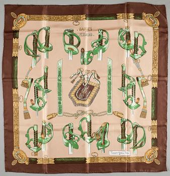 SCARVES, 2 st, Hermes, Paris, 1900-talets andra hälft.