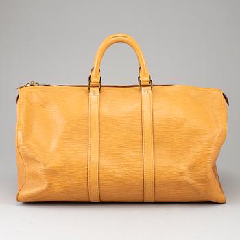 LOUIS VUITTON, weekendbag, 'Epi keepall 50'.