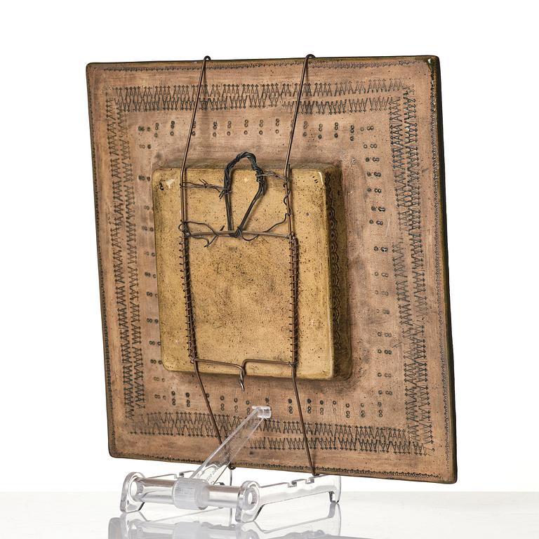 Rut Bryk, a wall relief/plaque, Arabia, Finland ca 1960.