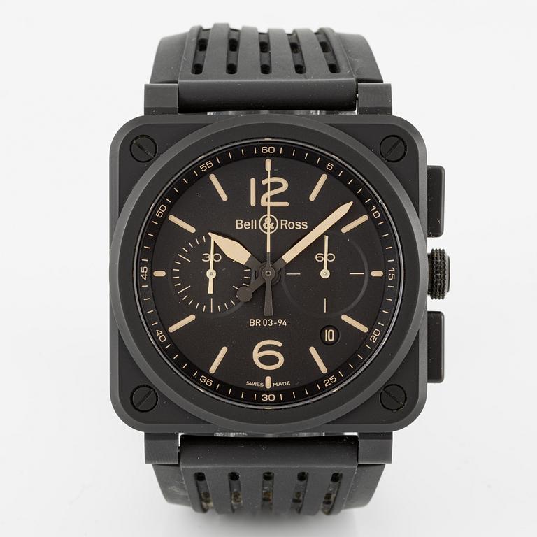 Bell & Ross, BR 03-94, Heritage Ceramic, kronograf, armbandsur, 42 mm.
