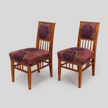 A 3-piece furniture suite, made to order for a private home, early 20th century.