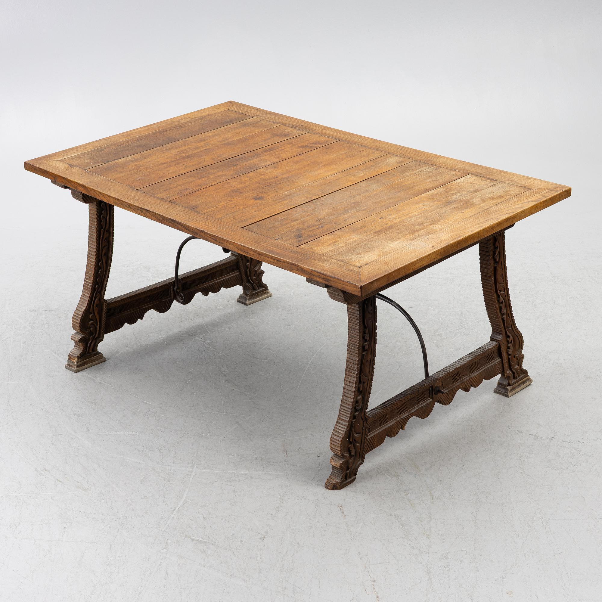 A Spanish table, 19th/20-th century.
