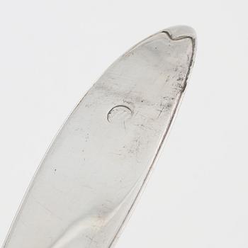 A Swedish Silver Ladle, mark of AF Duckwitz, Mariestad 1807.