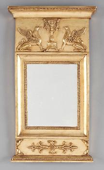 SPEGEL. Sengustaviansk. Hallstämplad Linköping 1820.