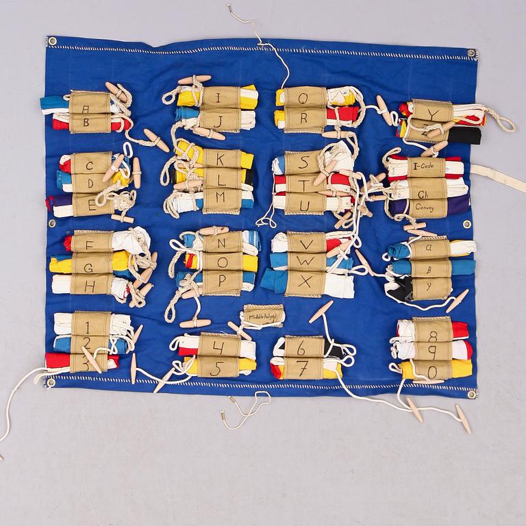 SIGNALFLAGGOR, 42 st, 1900-tal.