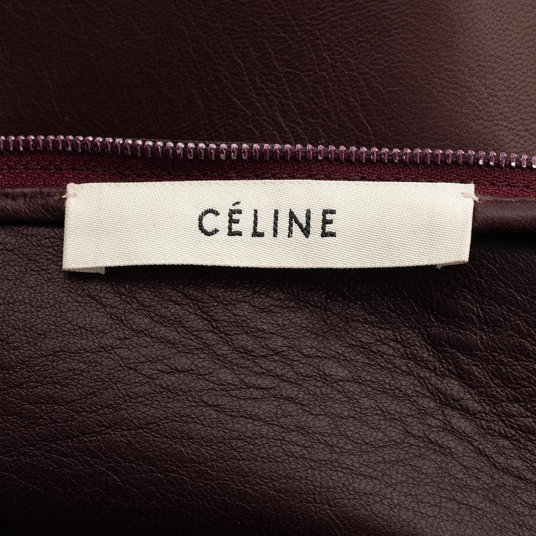 Céline, a leather top, size 36.