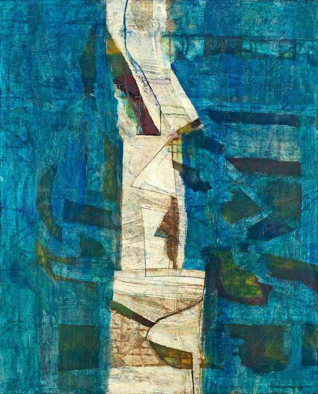 Anders Österlin, "Figuration mot blått".