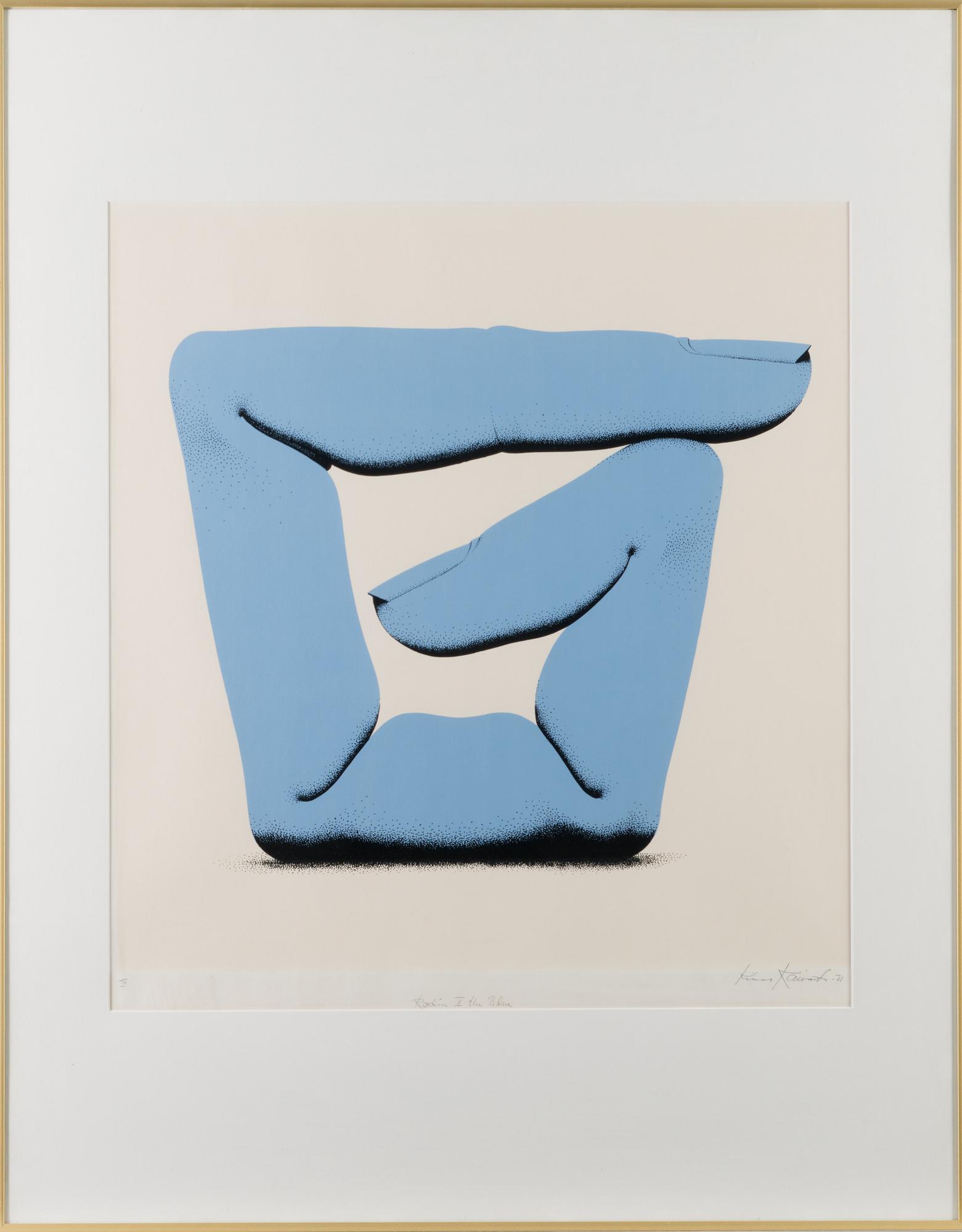 serigraph, signed and dated -71, numbered IV.