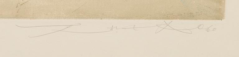 ZAO WOU-KI, "GRAVURE IV".