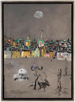 Madeleine Pyk, oil on canvas, signed M Pyk and dated 2020.