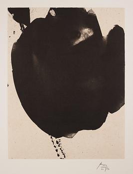 Robert Motherwell, "Nocturne VI" from "Octavio Paz Suite".