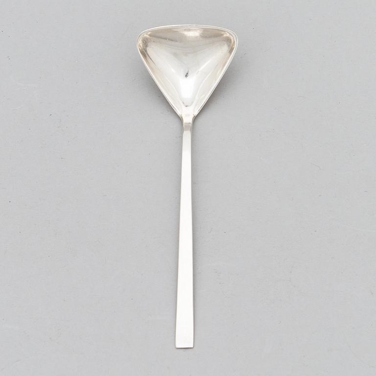 Bertel Gardberg, a silver 'Birgitta' caviar spoon, Hopeatehdas, Helsinki 1962.