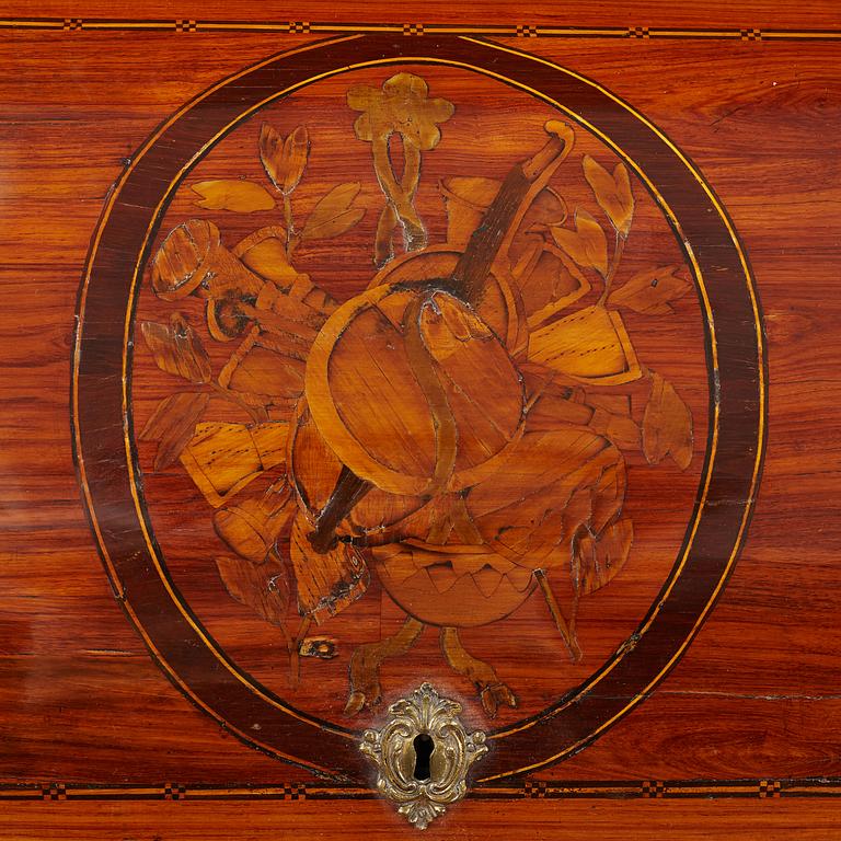 A Louis XVI secretaire, ca 1800.