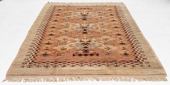 A knotted pile rug, probably Finland, 1930's-40's, c. 295 x 165 cm.