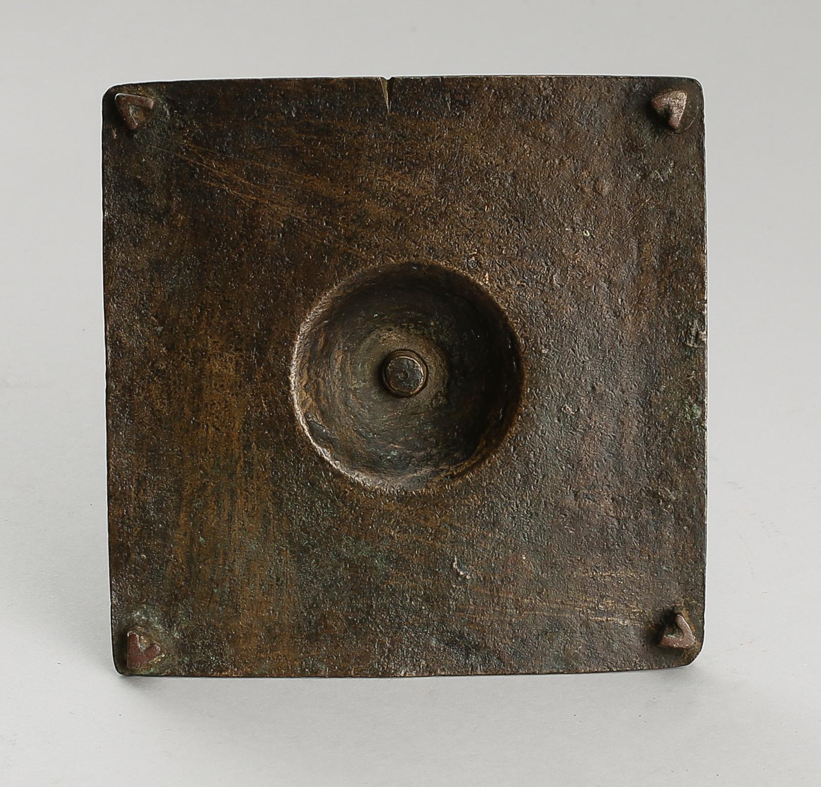 LJUSSTAKE, brons, 1500-tal.